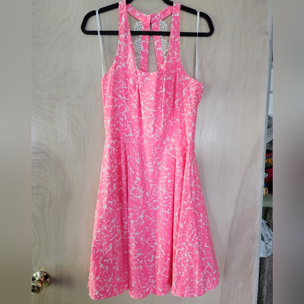Lilly Pulitzer Pink and White Dress